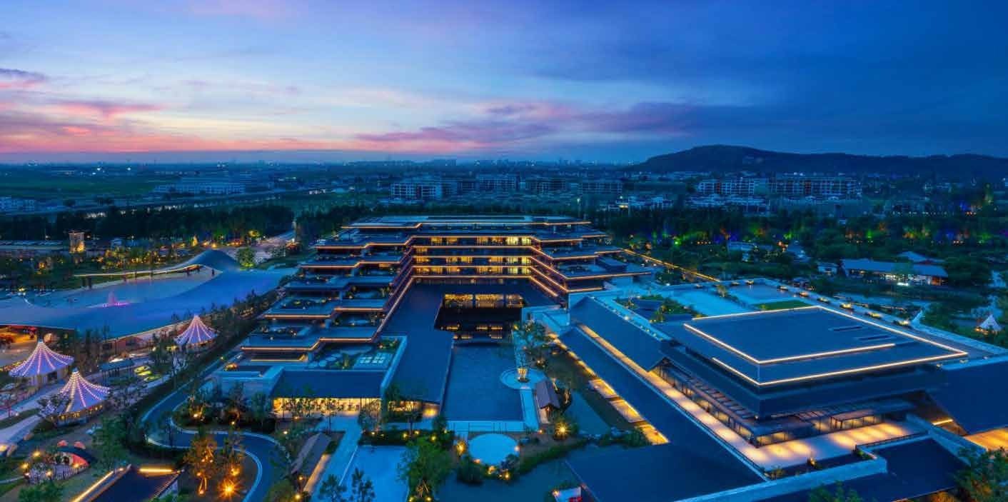 常州万怡酒店夜景